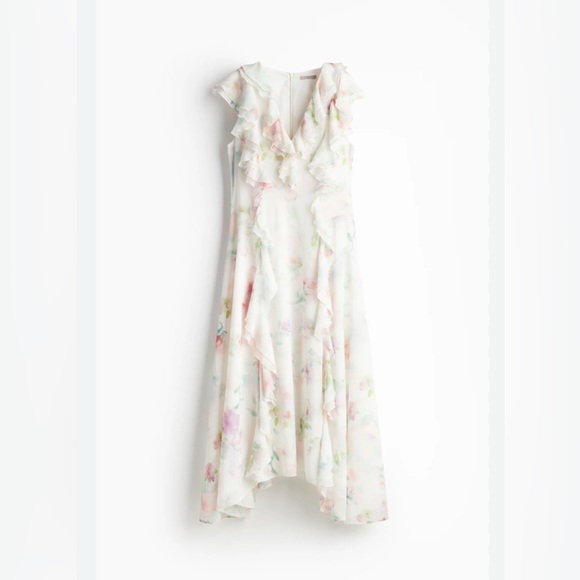 H&M Flounced Chiffon Dress - Picture 5 of 12